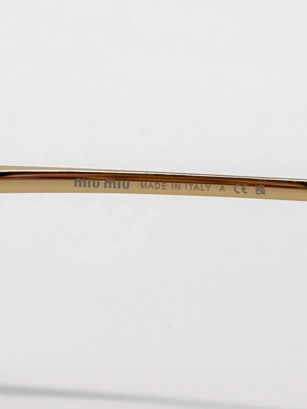 New Miu Miu MU A51S Silver Gray Shield Sunglasses MUA51S 5AK50K